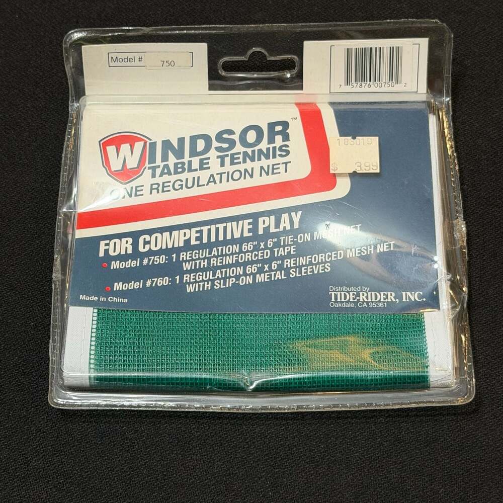 Windsor Table Tennis Regulation Net Model #750 66" x 6"